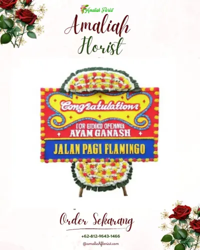 Bunga Papan Congratulation di Ranomuut